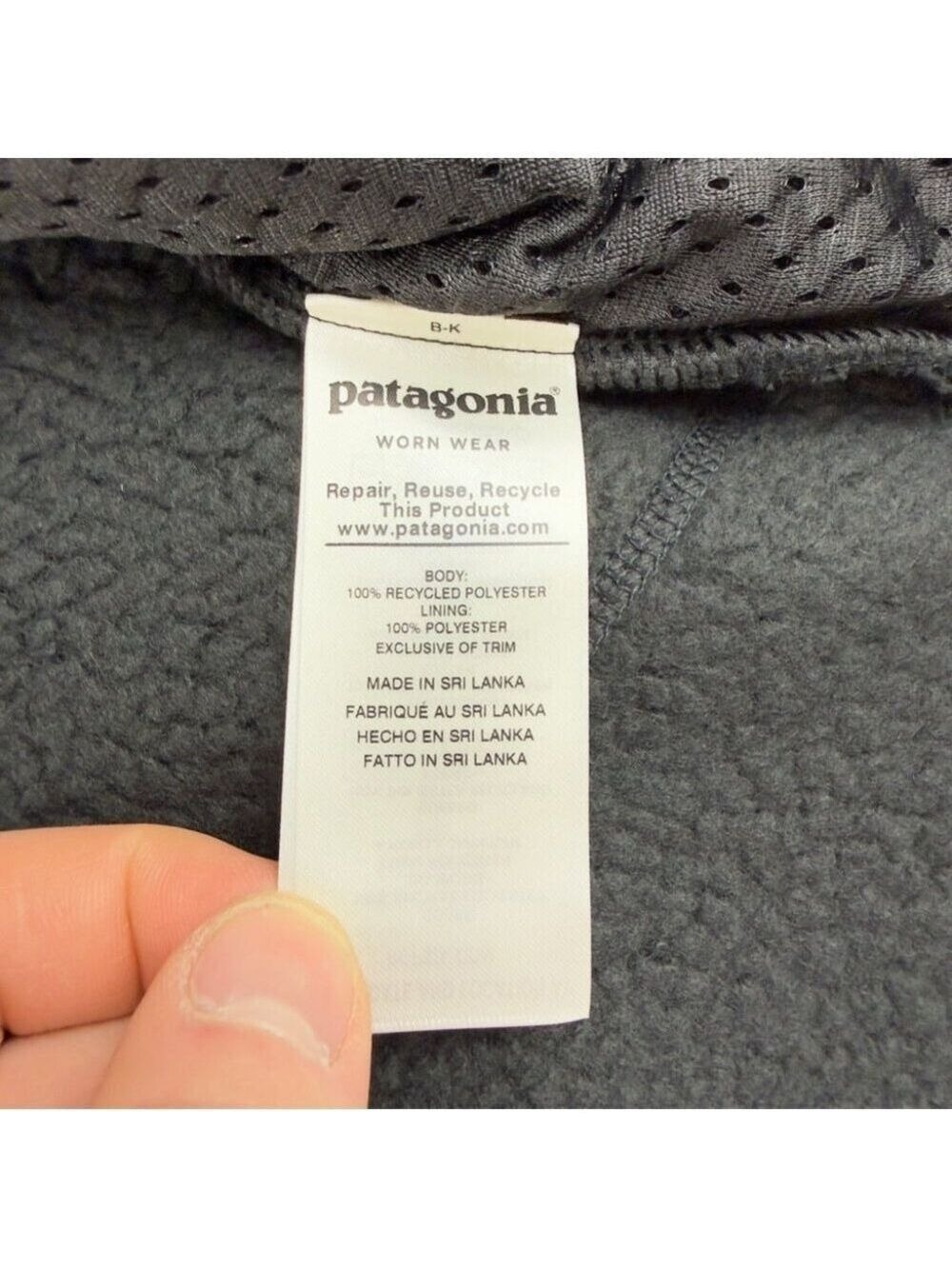 Patagonia Men's XXL Retro Pile Fleece Jacket Black 22801 - Picture 8 of 13